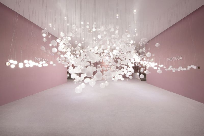 This Interactive Lighting Installation Glows and Dims with Your Breath