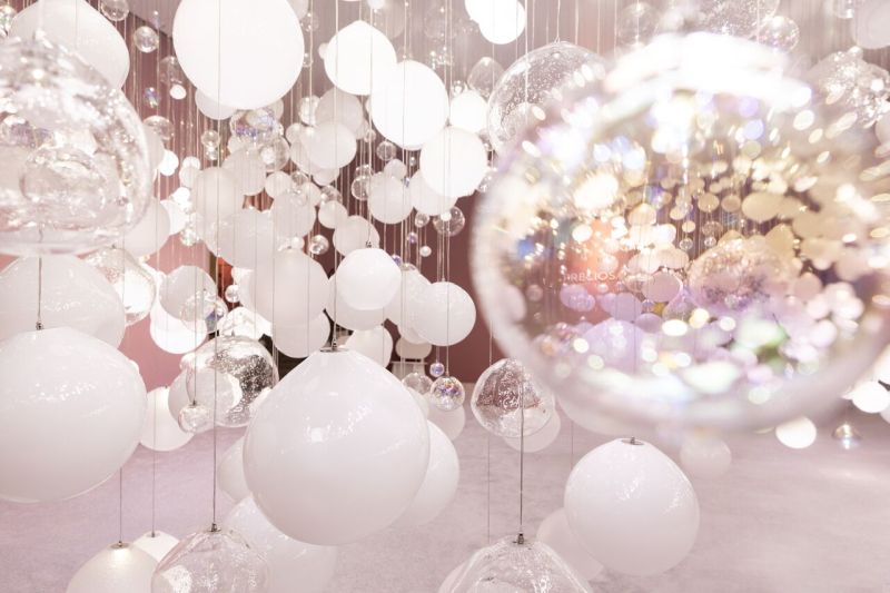 This Interactive Lighting Installation Glows and Dims with Your Breath